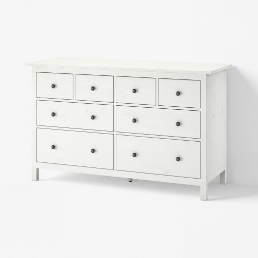 HEMNES, Συρταριέρα με 8 συρτάρια, 102.392.80