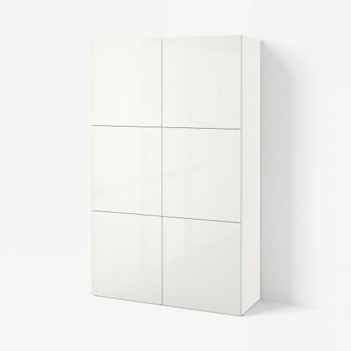 BESTÅ, storage combination with doors, 120x42x193 cm, 190.575.29