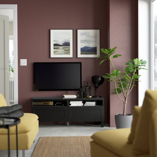 BESTÅ, έπιπλο TV με συρτάρια με μαλακό κλείσιμο, 120x42x48 cm, 191.882.81