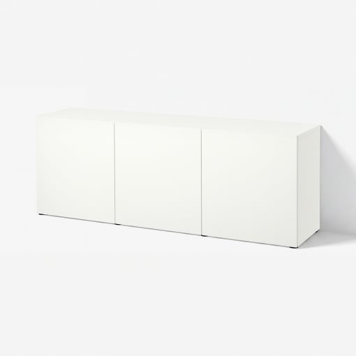 BESTÅ, σύνθεση αποθήκευσης με πόρτες, 180x42x65 cm, 193.249.76