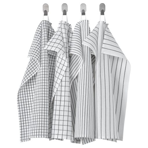 RINNIG, tea towel/4 pack, 45x60 cm, 204.763.46