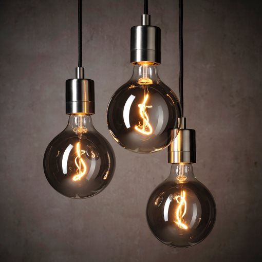 MOLNART, LED bulb E27 140 lumen/globe, 125 mm, 205.134.81