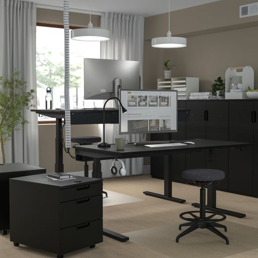 MITTZON, desk sit/stand/electric, 160x80 cm, 495.302.01