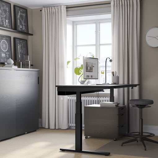 MITTZON, desk sit/stand/electric, 160x80 cm, 495.302.01