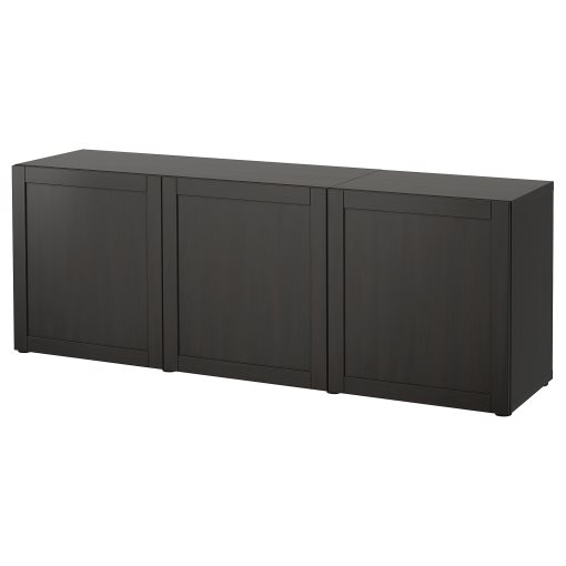 BESTÅ, σύνθεση αποθήκευσης με πόρτες, 180x42x65 cm, 593.250.02