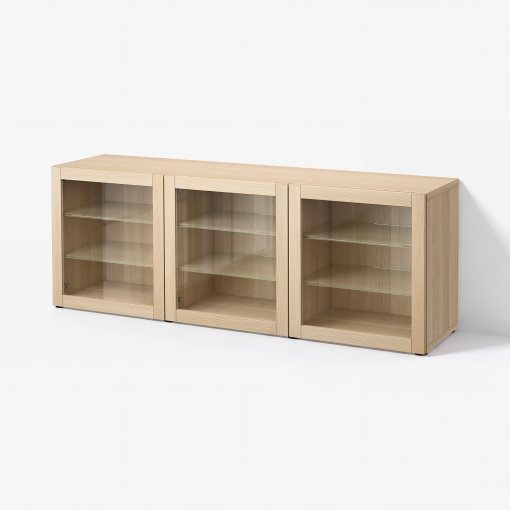BESTÅ, storage combination with doors, 180x42x65 cm, 593.250.40