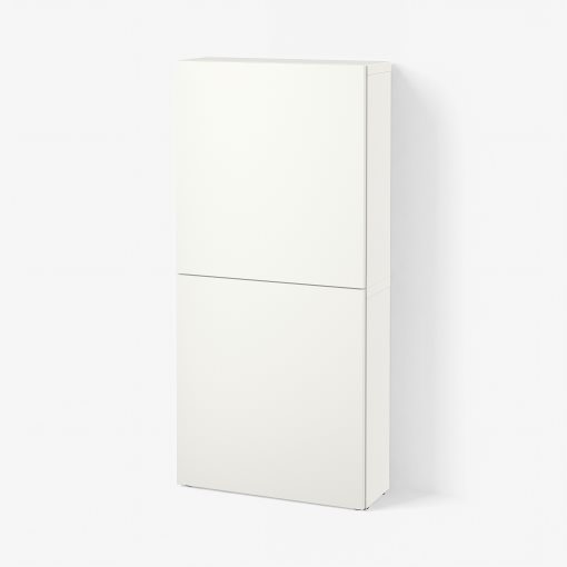 BESTÅ, wall cabinet with 2 doors, 60x22x128 cm, 594.219.61