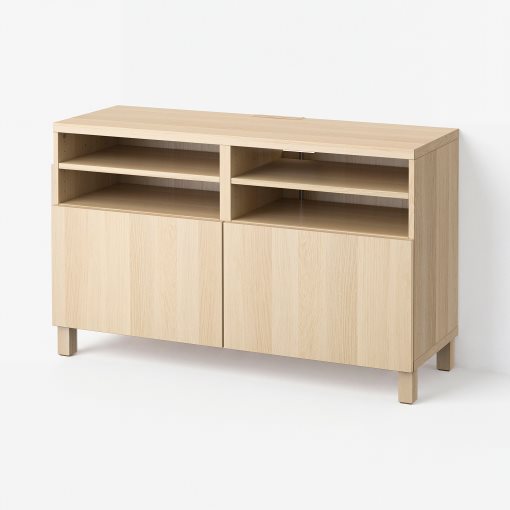 BESTÅ, TV bench with doors, 120x42x74 cm, 690.683.37
