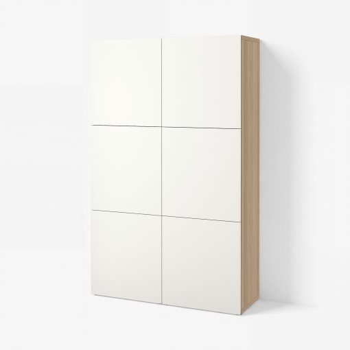BESTÅ, σύνθεση αποθήκευσης με πόρτες, 120x42x193 cm, 690.715.04