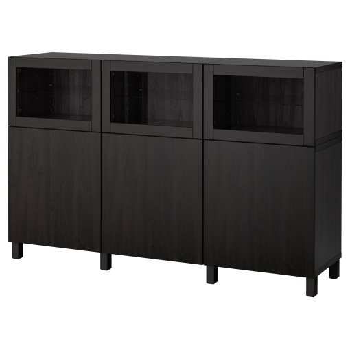 BESTÅ, storage combination with doors, 180x42x112 cm, 692.080.26