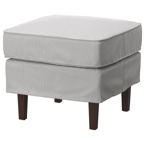 ROCKSJON, armchair with footstool, 695.146.86