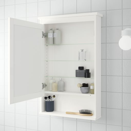 HEMNES, Ντουλάπι με καθρέφτη με 1 πόρτα, 702.176.71