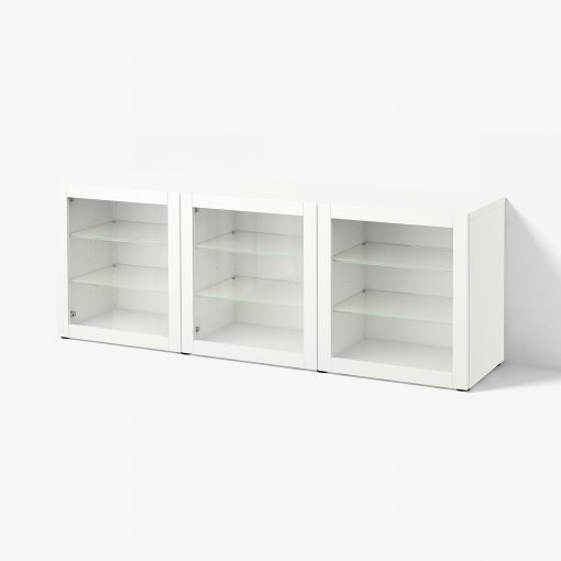 BESTÅ, σύνθεση αποθήκευσης με πόρτες, 180x42x65 cm, 793.250.39