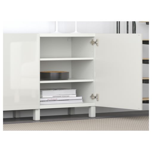 BESTÅ, storage combination with doors, 180x42x74 cm, 891.398.19