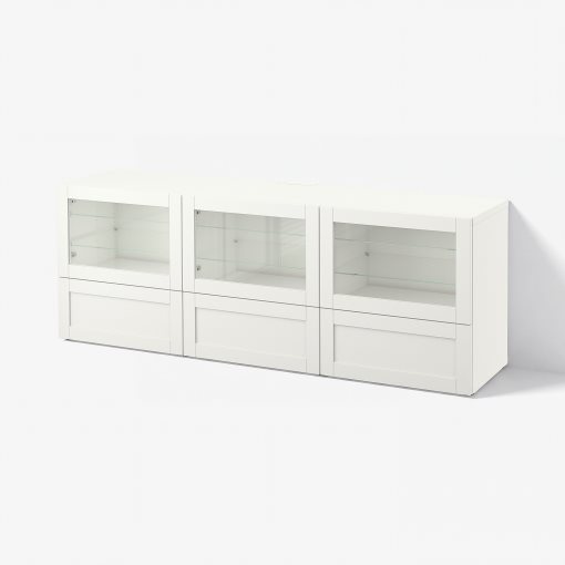BESTÅ, έπιπλο TV με πόρτες και συρτάρια, 180x40x64 cm, 891.942.88