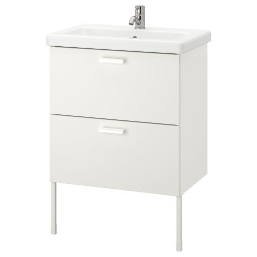 ENHET/TVALLEN, wash-stand with 2 drawers, 093.364.23