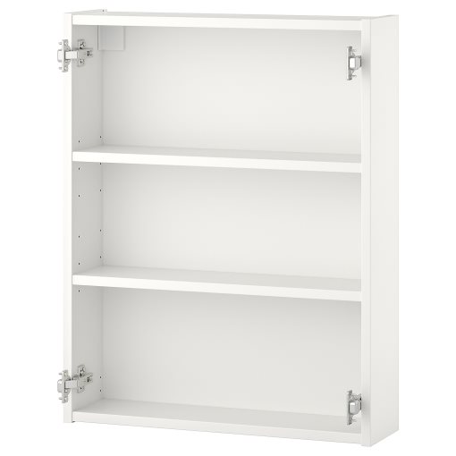 ENHET, wall cabinet with 2 shelves, 60x15x75 cm, 204.404.56