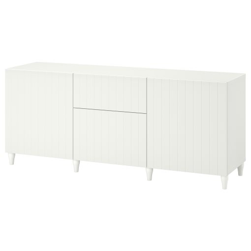 BESTÅ, storage combination with drawers soft-closing, 180x42x74 cm, 293.849.17
