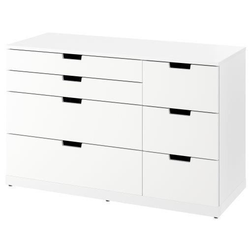NORDLI, συρταριέρα με 7 συρτάρια, 120x76 cm, 393.368.84