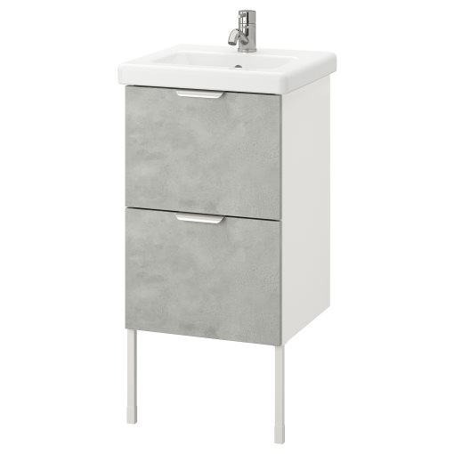 ENHET/TVALLEN, wash-stand with 2 drawers, 493.364.16