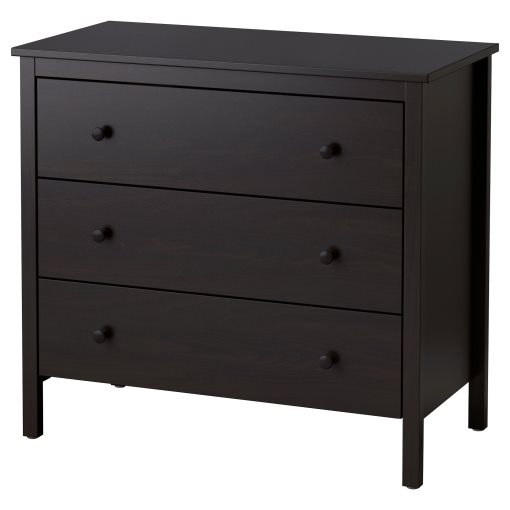 KOPPANG, chest of 3 drawers, 90x83 cm, 804.811.18