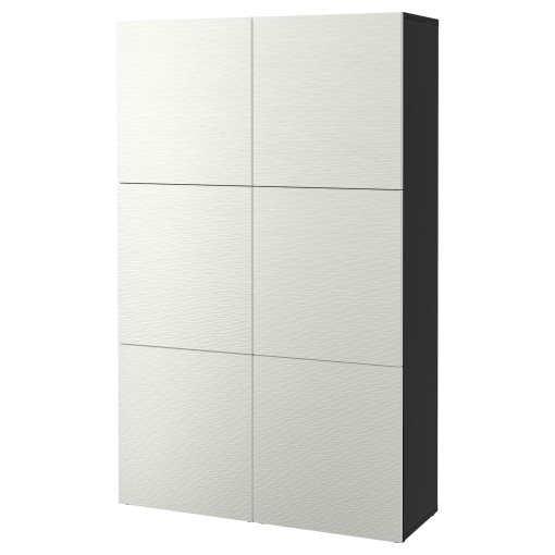 BESTÅ, storage combination with doors, 120x42x193 cm, 590.715.28