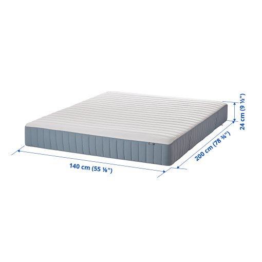 VALEVÅG, pocket sprung mattress/firm, 140x200 cm, 004.506.58