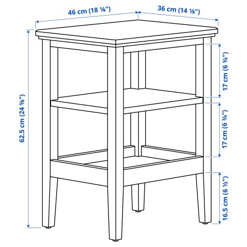 IDANÄS, side table, 46x36 cm, 004.960.48