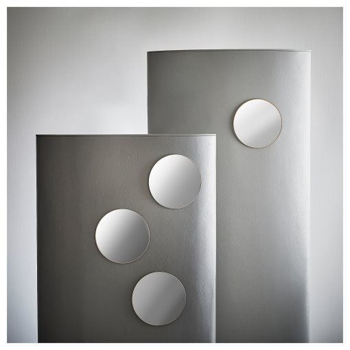 FÄRGEK, decorative mirror/4 pack, 20 cm, 005.171.21