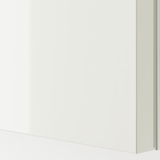 HASVIK, συρόμενη πόρτα/γυαλιστερό, 2 τεμ. 150x236 cm, 005.215.52