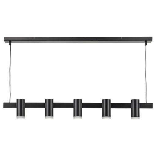 KRANSALG, pendant lamp with 5 lamps, 113 cm, 005.399.72