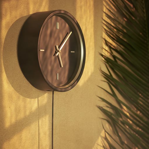 STURSK, wall clock, 26 cm, 005.408.62