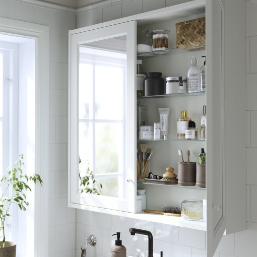 TANNFORSEN, mirror cabinet with doors, 100x15x95 cm, 005.552.50