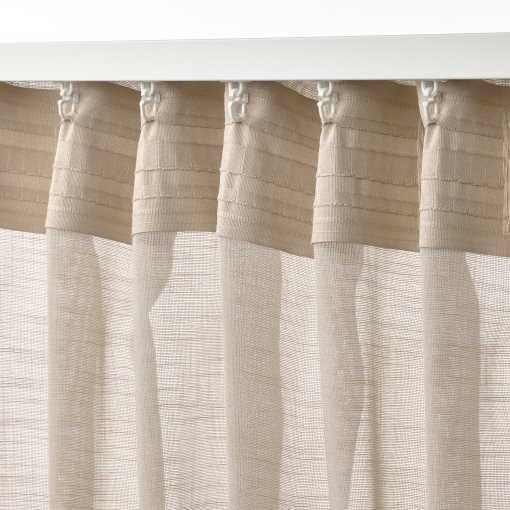 HALLEBRACKA, sheer curtains 1 pair, 145x300 cm, 005.568.48