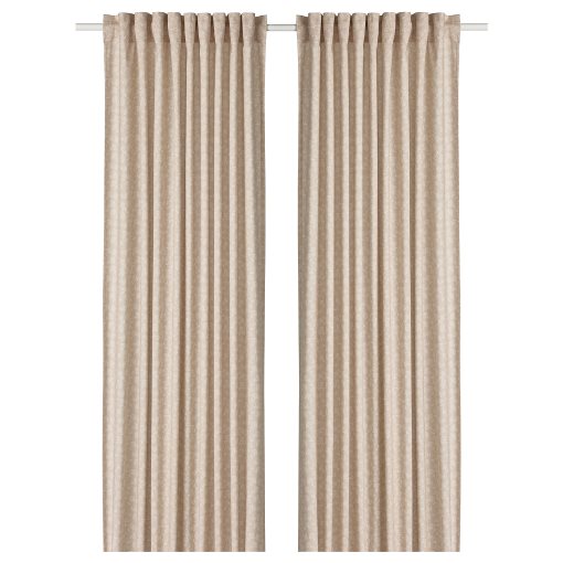 TRYSTÄVMAL, curtains 1 pair, 145x300 cm, 005.597.00