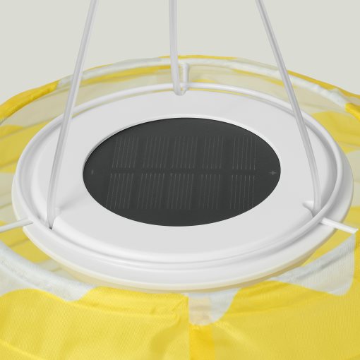 SOLVINDEN, ηλιακό κρεμαστό φωτιστικό με ενσωματωμένο φωτισμό LED/εξωτερικού χώρου οβάλ, 26 cm, 005.722.35