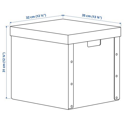 GÄRDESGÅRD, storage box with lid, 32x35x31 cm, 005.969.29