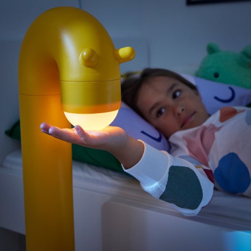 GREJSIMOJS, floor decoration lighting with built in LED light source, battery-operated, 006.020.39