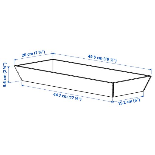 UPPDATERA, θήκη εργαλείων κουζίνας, 20x50 cm, 006.181.01