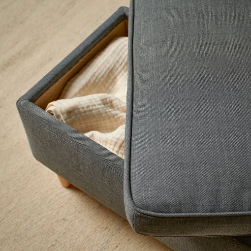 STRANDMON, footstool with storage, 006.213.54