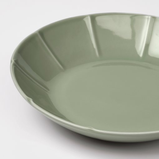 STRIMMIG, stoneware deep plate, 23 cm, 006.314.85