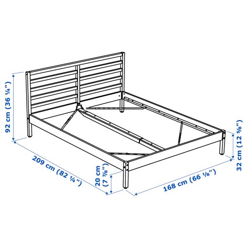 TARVA, bed frame, 160X200 cm, 090.194.82
