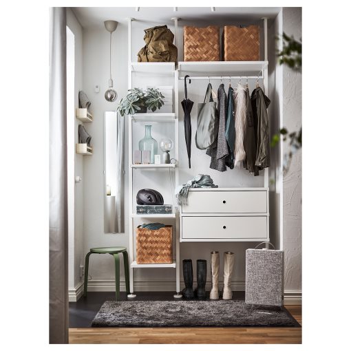 ELVARLI, wardrobe combination, 135x51x222-350 cm, 091.581.52