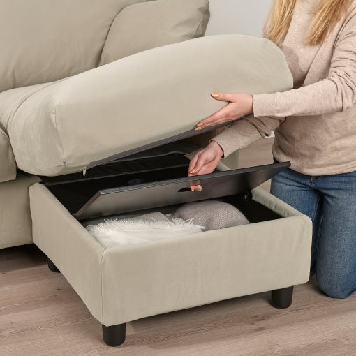 VINLIDEN, 3-seat sofa with chaise longue, 093.046.72