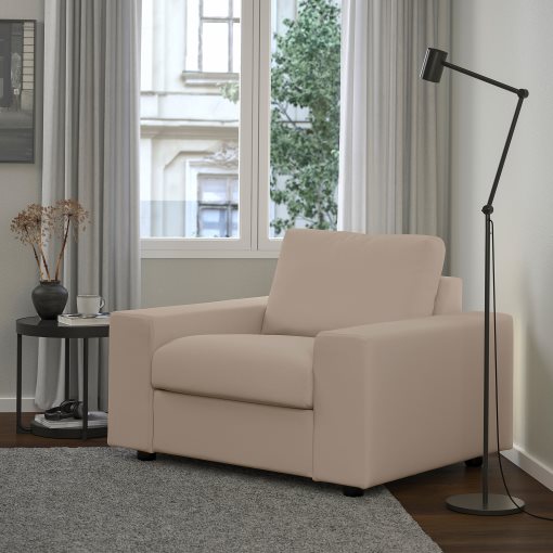 VIMLE, armchair with wide armrests, 094.771.87