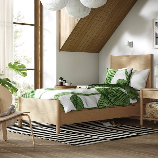 TONSTAD, bed frame with storage, 90x200 cm, 094.966.90