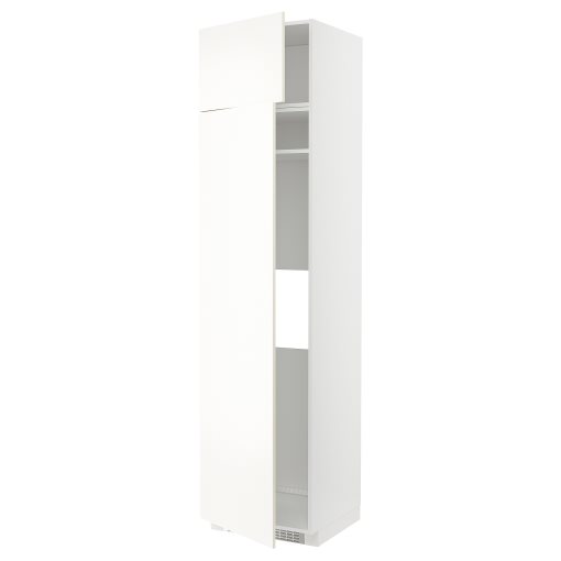 METOD, ψηλό ντουλάπι για ψυγείο ή καταψύκτη με 2 συρτάρια, 60x60x240 cm, 095.073.68