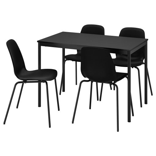 SANDSBERG/LIDAS, table and 4 chairs, 110x67 cm, 095.090.51
