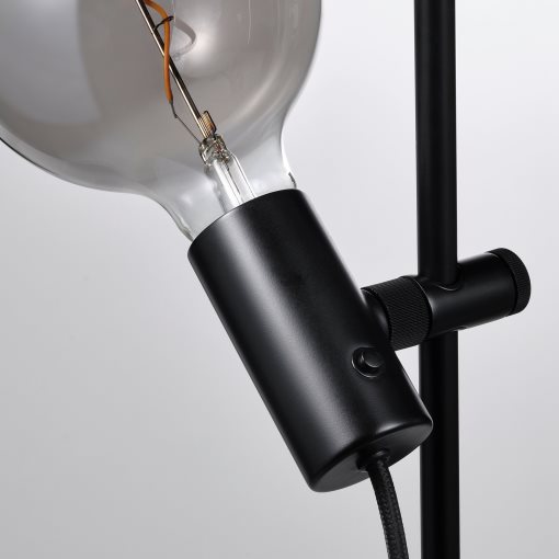 HARSLINGA/MOLNART, floor lamp with light bulb, 095.096.59