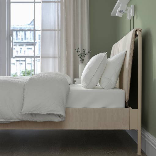 TÄLLÅSEN, upholstered bed frame, 140x200 cm, 095.147.45
